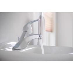 Moen Adler Chrome Traditional Bathroom Faucet 4 in.