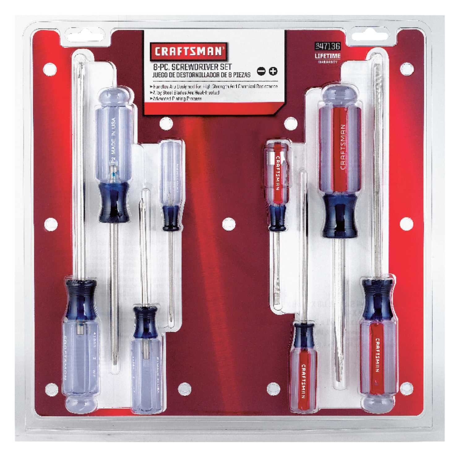 Craftsman Screwdriver Set 8 in. Steel Ace Hardware