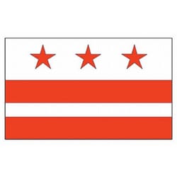 Valley Forge District of Columbia State Flag 36 in. H X 60 in. W