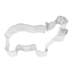 R&M International Corp International Corp 3 in. W X 5 in. L Hippo Cookie Cutter Silver 1 pc