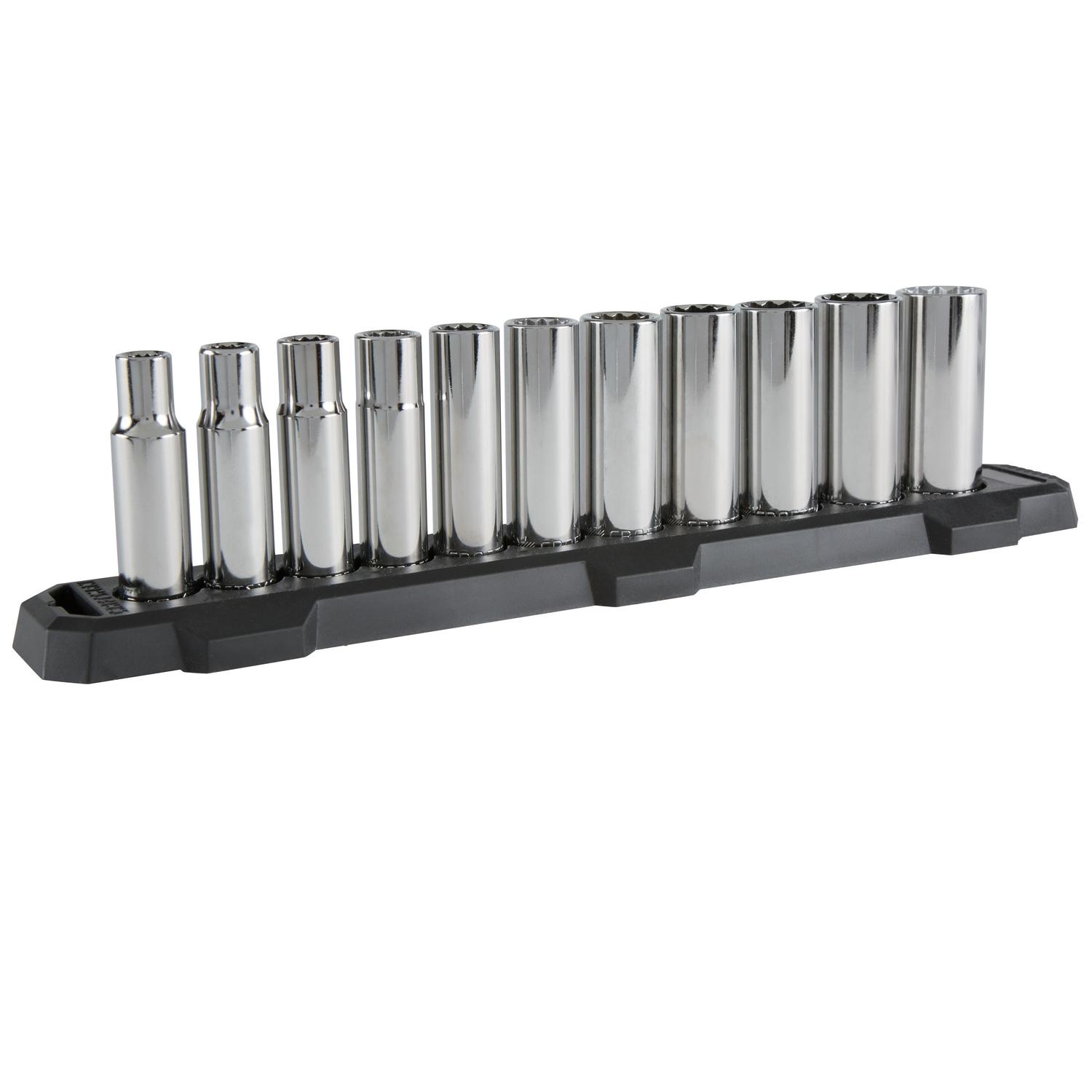 Craftsman 1/2 in. drive SAE 12 Point Deep Socket Set 11 pc Sansujyuku sansujyuku.com