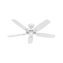 Hunter Builder 52 in. Snow White White Indoor Ceiling Fan