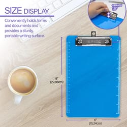 Bazic Products Memo Size Plastic Clipboard