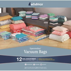 Whitmor Clear Vacuum Cube Storage Bags