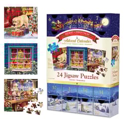 Eurographics Merry Christmas Advent Calendar Jigsaw Puzzles Multicolored 1200 pc