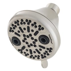 Oxygenics PowerFlow Brushed Nickel ABS Plastic 3 settings Showerhead 1.75 gpm