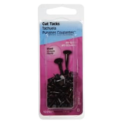 Hillman No. 3 X 3/8 in. L Blue Steel Cut Tacks 1.75 pk Hillman No. 3 X 3/8 in. L Blue Steel Cut Tacks 1.75 pk