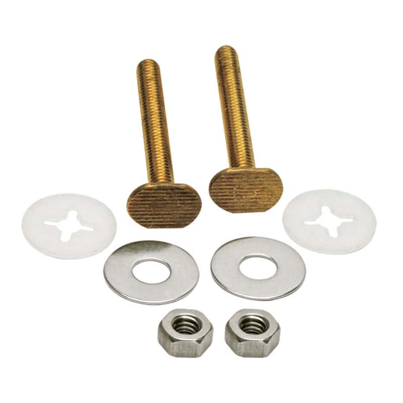 Fluidmaster Bowl to Floor Bolts Brass Ace Hardware