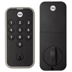 Yale Code Satin Nickel Bi-Metal Electronic Touch Pad Deadbolt