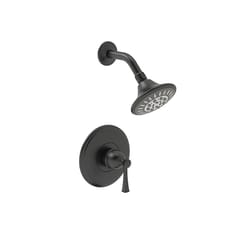 Huntington Brass Woodbury Matte Black Tub and Shower Trim Kit