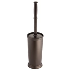iDesign Kent Toilet Bowl Brush & Holder Brown