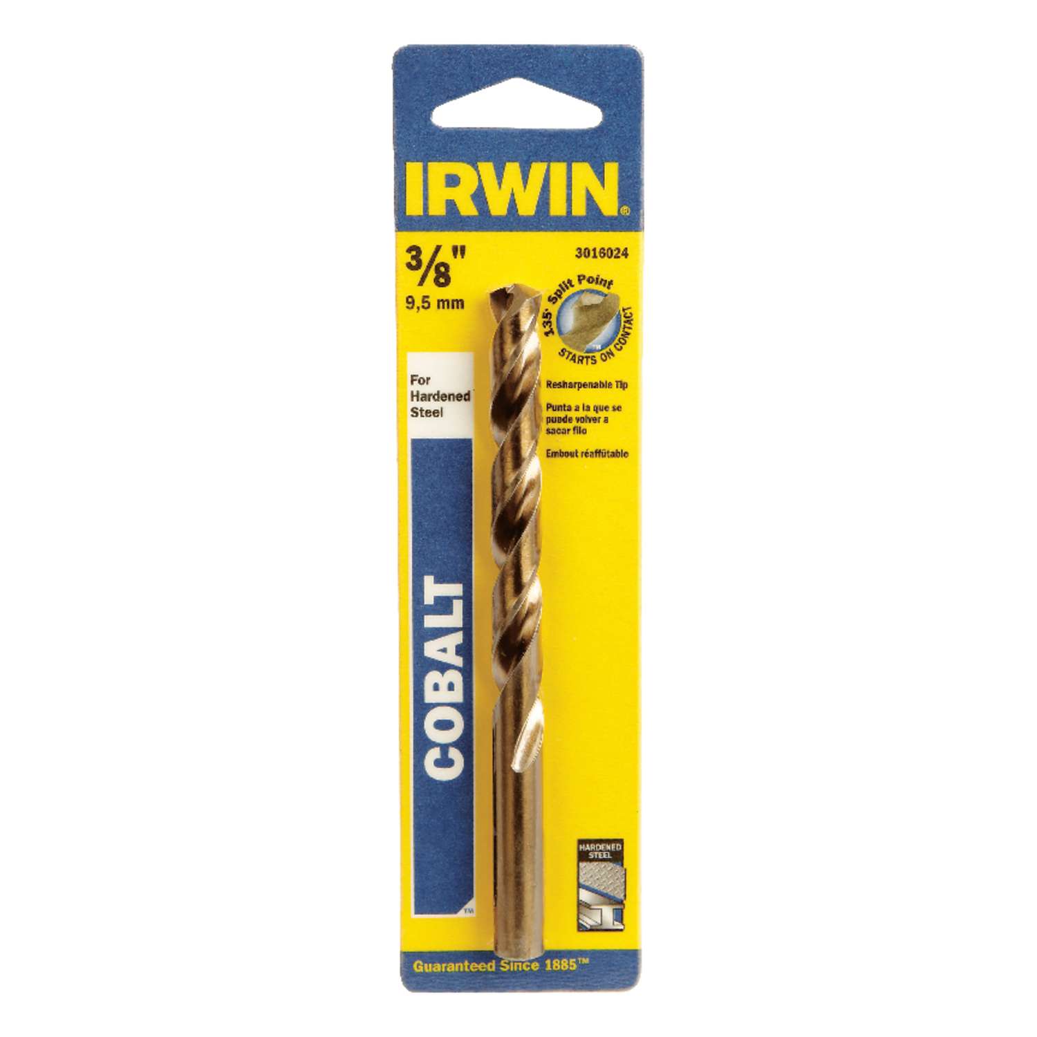Irwin 3/8 in. x 5 in. L Cobalt Steel Drill Bit 1 pc. Ace Hardware