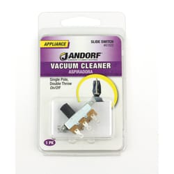 Jandorf 6 amps Single Pole Slide Appliance Switch Black/Silver 1 pk