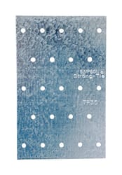 Simpson Strong-Tie 5 in. H X 0.04 in. W X 3.1 in. L Galvanized Steel Tie Plate