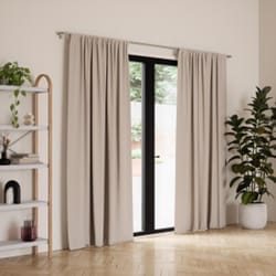 Umbra Twilight Linen Blackout Curtains 52 in. W X 95 in. L