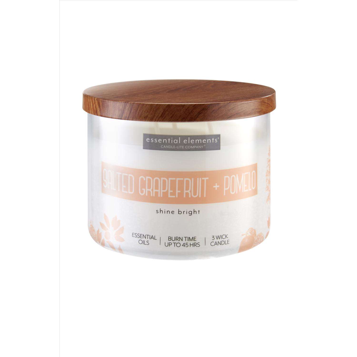 CandleLite Essential Elements White Pomelo/Salted Grapefruit Scent