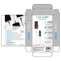 CableLinx Elite 6 ft. L Charging Cable 1 pk