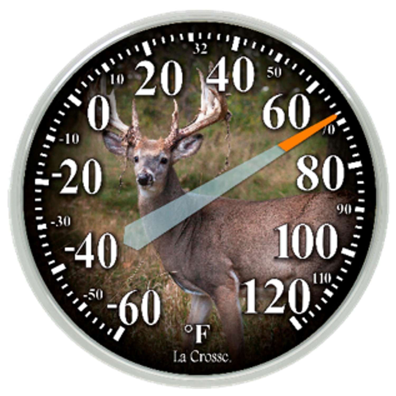 La Crosse Technology Deer Dial Thermometer Plastic Multicolored 11.88