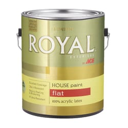 Ace  Royal  Flat  Neutral Base  House Paint & Primer  1 gal. 