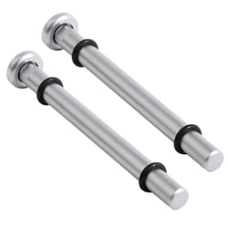 Dolle Atlas 0.9 in. H X 0.5 in. W X 7.9 in. D Silver Steel Shelf Clips