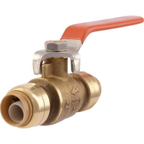 SharkBite 1/2 in. Brass Push Fit Ball Valve - Ace Hardware