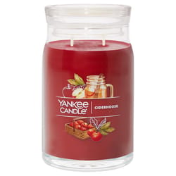 Yankee Candle Signature Red Cider House Scent Candle Jar 20 oz