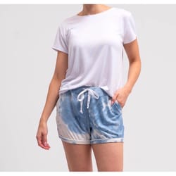 Hello Mello Dyes The Limit Women's Shorts S/M Blue