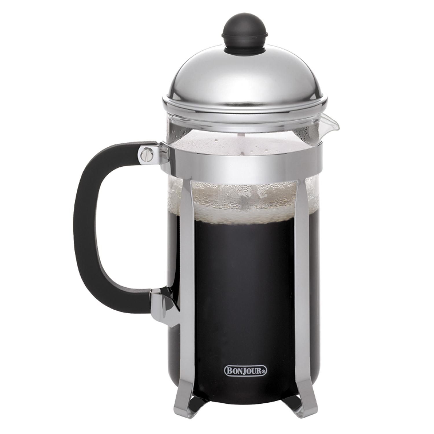 BonJour Monet 96 oz Silver French Press Sansujyuku sansujyuku.com