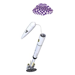 Estes Industries Belt Observer Survey Ship Model Rocket Black/White