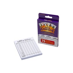 Five Crowns Scorepad Card Game White/Blue