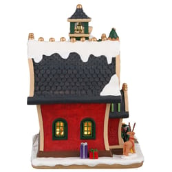 Lemax Multicolored St. Nick's Elf Academy Christmas Village 8 in.
