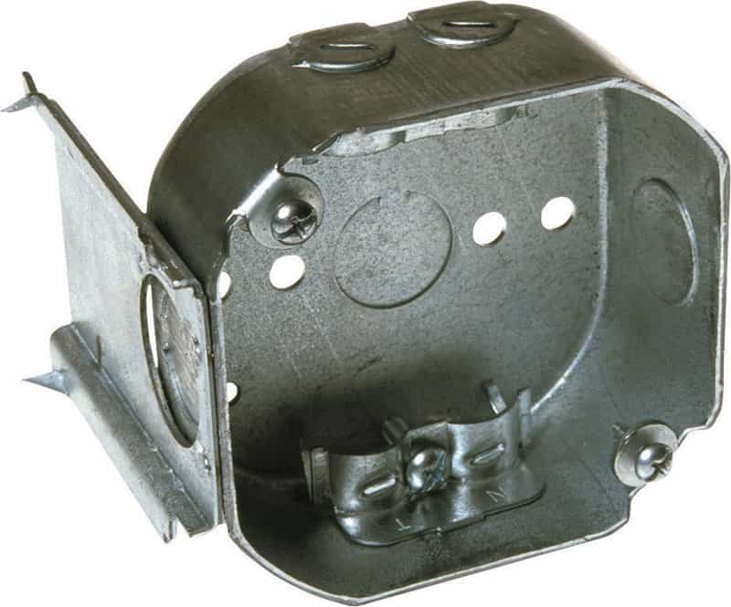 Raco 3-5/8 in. Octagon Steel 1 gang Junction Box Gray - Ace Hardware