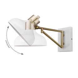 Globe Electric Berkeley 1-Light Polished Brass Wall Sconce