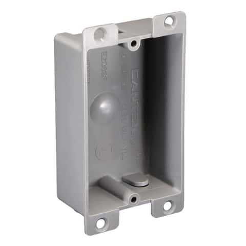 EZ Box Shallow Flanged PVC Electrical Box 8.0 Cu In 2-3/8\