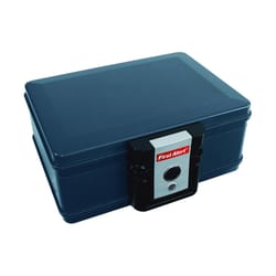 First Alert 0.17 cu ft Key Lock Blue Fireproof Safe