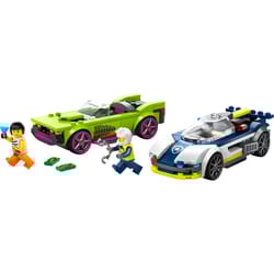 LEGO City Police Car & Muscle Car Chase Building Set Multicolor 213 pc