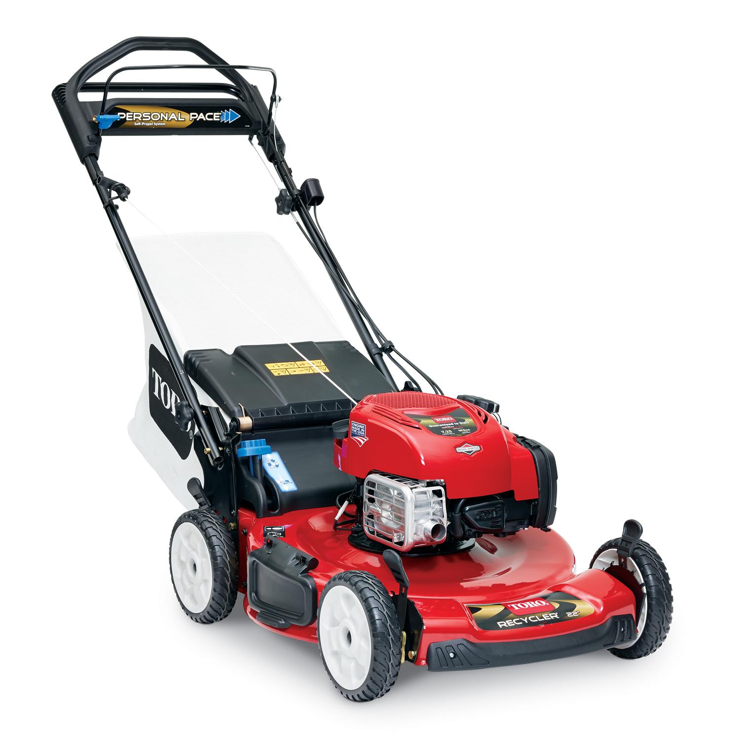 UPC 021038203331 product image for Toro Personal Pace Recycler Spin Stop 22in Lawn Mower (20333) | upcitemdb.com