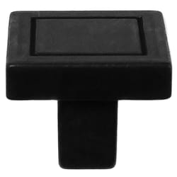 Laurey Cosmopolitan Square Cabinet Knob 7/8 in. D 4/5 in. Matte 1 pk