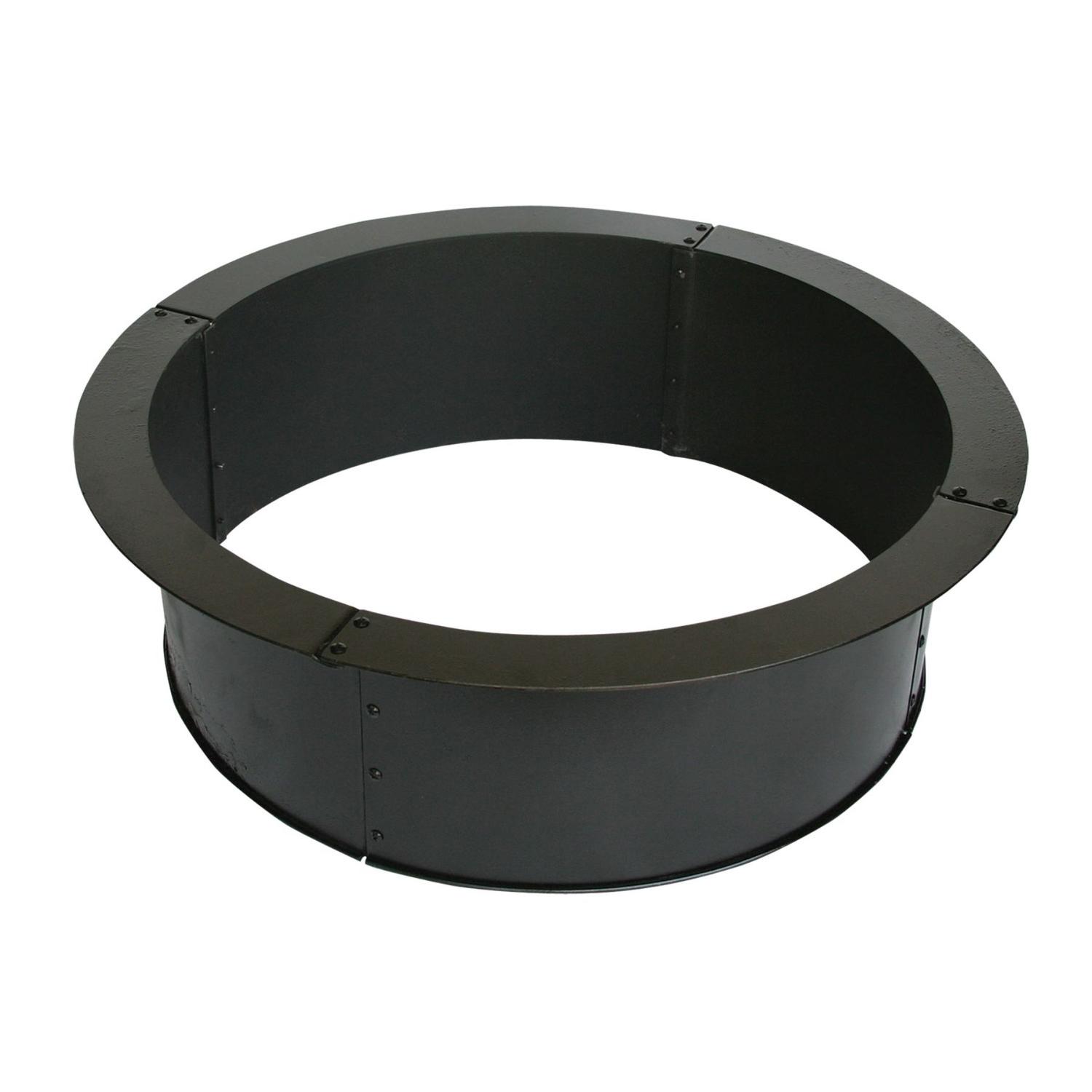 Blue Sky Outdoor Living 12 in. H X 36 in. W Steel Round Fire Ring or Block Insert Fire Ring For Wood Sansujyuku sansujyuku.com