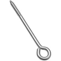 National Hardware 5 in. L Silver Stainless Steel Lag Screw Eye 1 pk