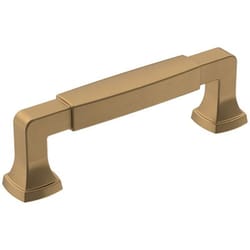 Amerock Stature Transitional Rectangle Cabinet Pull 3-3/4 in. Champagne Bronze 1 pk