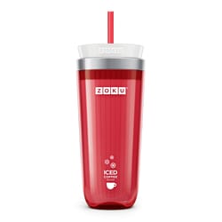 Zoku Red ABS/Stainless Steel Iced Coffee Maker 11 oz