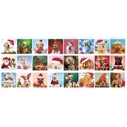 Eurographics Christmas Paws Advent Calendar (Dogs) Jigsaw Puzzles Multicolored 1200 pc