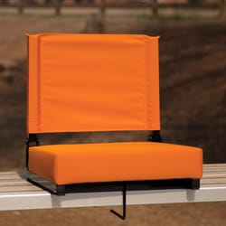 Flash Furniture Orange Fabric Contemporary Stadium Chair