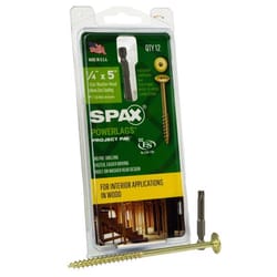 SPAX PowerLags 1/4 in. in. X 3-1/2 in. L Star Washer Head Structural Screws 0.47 lb 12 pk