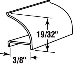 Prime-Line Gray Glazing Channel 1 pk