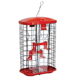 Stokes Select Wild Bird 9.6 lb Metal/Plastic Hopper Bird Feeder 4 ports