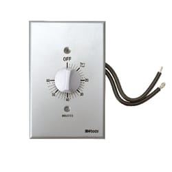 Woods Indoor Spring Wound Timer 125 V Gray