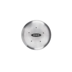 OXO Good Grips Clear/Silver Plastic/Stainless Steel 2-in-1 Salt & Pepper Grinder Shaker 4-3/4 oz