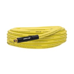 Amflo Ultra Air 50 ft. L X 3/8 in. D Rubber/PVC Hybrid Air Hose 300 psi Yellow